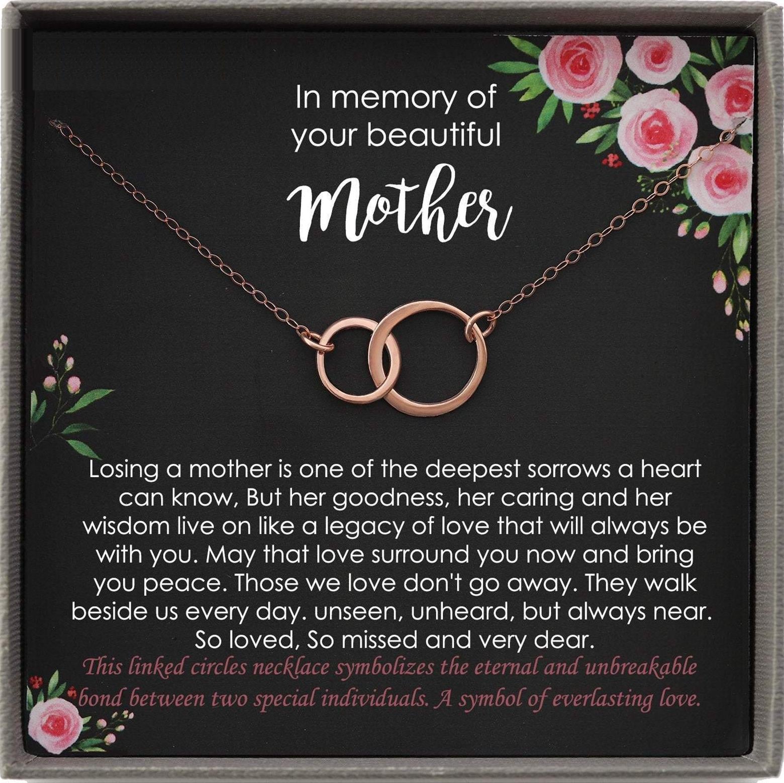 Memorial gift Mom Loss of Mother In Memory of Mom Sorry for your loss of mom loss of loved one condolence gift, bereavement gift