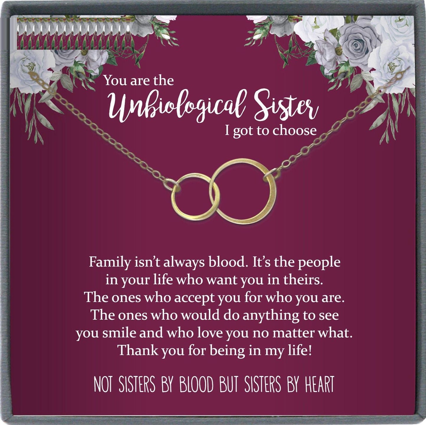Best Friend Gifts, Unbiological Sister gift, Best Friend Necklace BFF Necklace Best Friend Gift Jewelry Friends Forever friend birthday gift