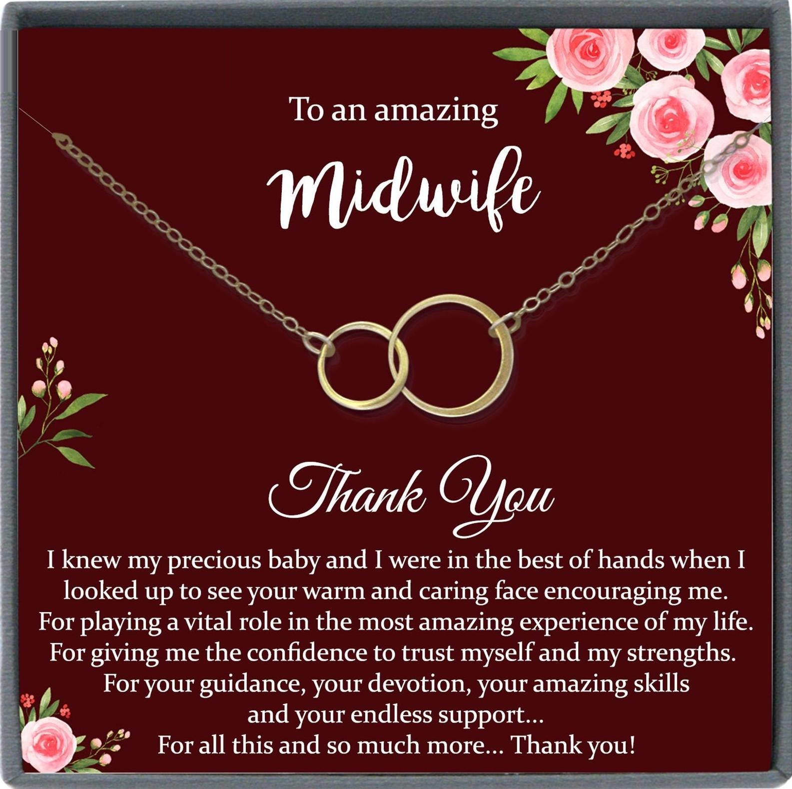 Midwife Gift for Midwife thank you Gift ideas for Doula Gift, Labor and Delivery Nurse thank you gifts, Maternity Nurse Gift
