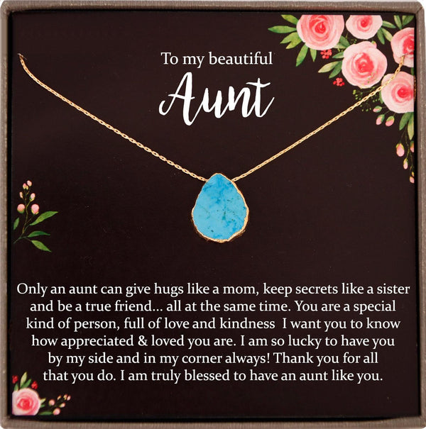 Aunt Necklace, Aunt Gift, Aunt jewelry, gifts for Aunt