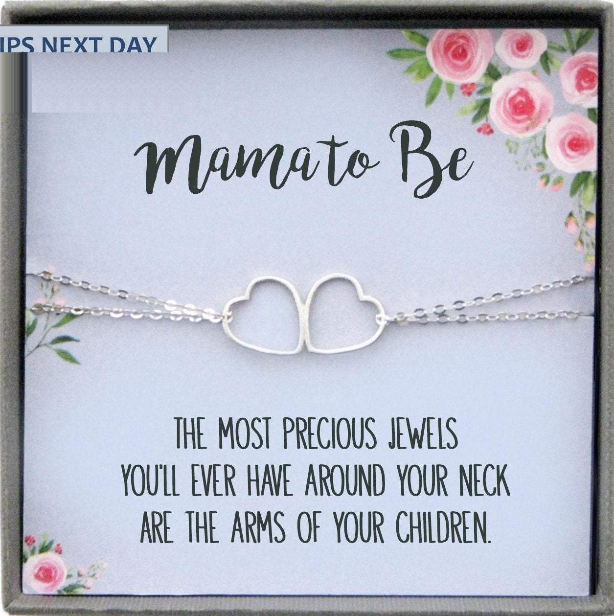 Pregnancy Gift Bracelet Baby Shower Gift for Mom to be New Mom Gift Expectant Mother Pregnant Friend