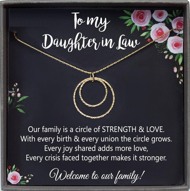 Daughter in Law Gift from Mother in Law to Bride Gift Wedding Gift Necklace Gift from Mother of Groom