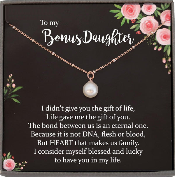 Daughter in Law Gift for Christmas Gift for daughter-in-law From Mother in law Bonus Daughter Gift, Satellite Chain Necklace