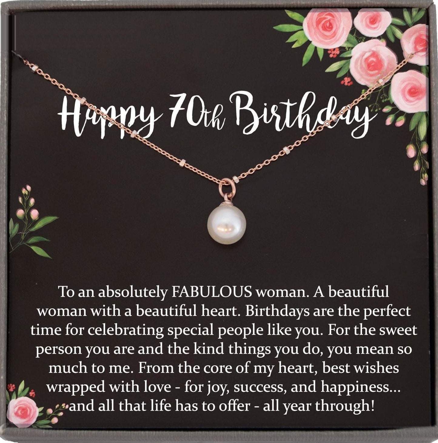 70th Birthday Gift for Mom