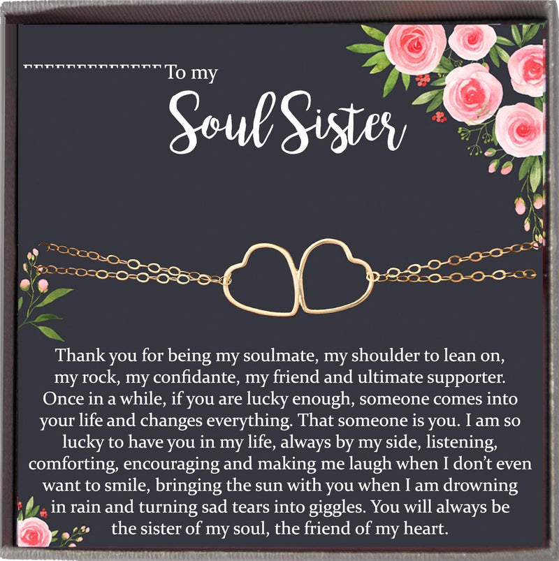 Soul Sister Bracelet for Best Friend Bracelet, Friendship Bracelet, Soul Sister Gift, unbiological sister