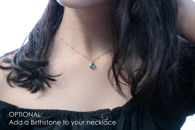 18th Birthday Gift for Girls, Custom Birthstone Necklace, Select a Birthstone, Personalized Gift for 18 Year Old Girl