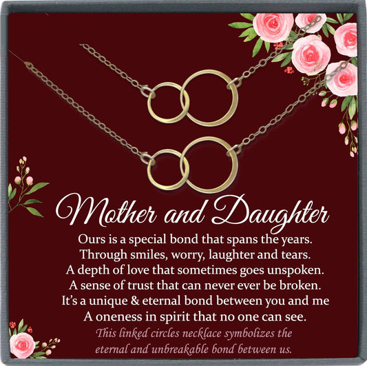 Mother Daughter Necklace Gift Mother Daughter Gift for Mom Birthday, Mom Necklace, Mother Necklace, Mom Gift, Gift for Mom, Mom's Gift