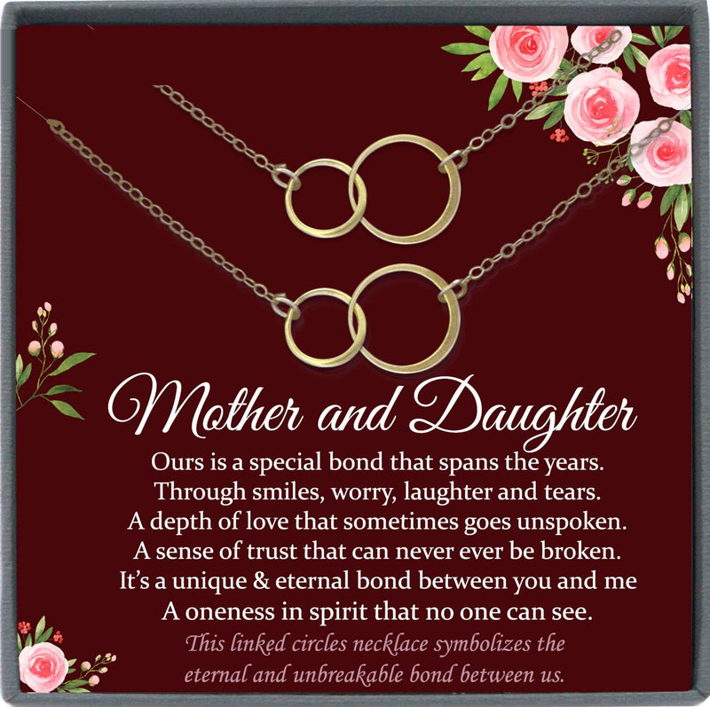 Mother Daughter Necklace Gift Mother Daughter Gift for Mom Birthday, Mom Necklace, Mother Necklace, Mom Gift, Gift for Mom, Mom&#39;s Gift