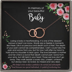Baby Loss Gift, Infant Loss Gifts, Loss of Baby Necklace, Miscarriage Necklace, Pregnancy Loss Sorry for your loss condolence gift baby Loss