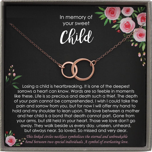 Loss of Child Gift, Child Bereavement Gift, Child Loss Necklace, Sorry for your loss