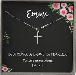 Personalized Be Brave Necklace