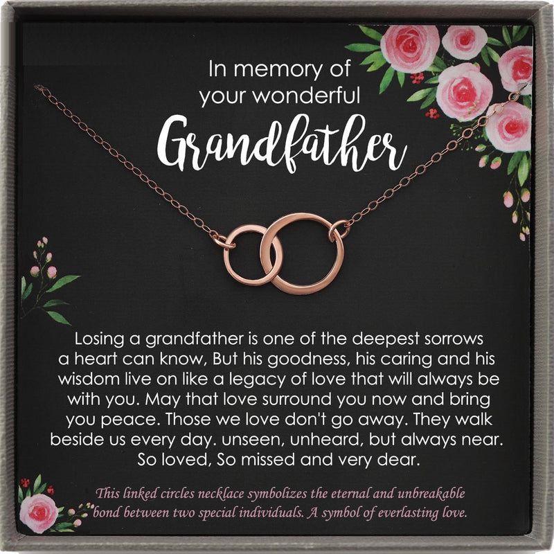 Memorial gift Grandfather Loss of Grandpa In Memory of Grandpa Sorry for your loss of loved one condolence gift, bereavement gift