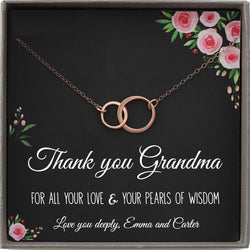 Grandma Gift Personalized Grandma Gifts, Grandma thank you Gift for grandma, Granny, Nana Necklace, Nanny, Mimi