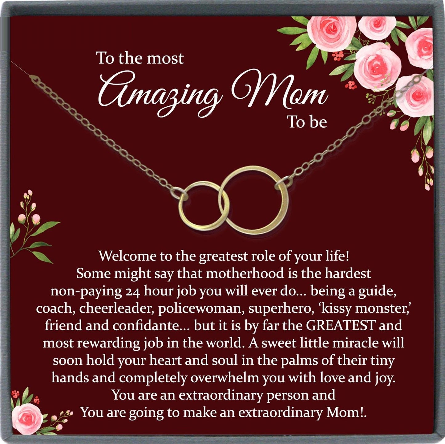 First Time Mom Gift, New Mom Gift Jewelry, Gift for New Mom Necklace, New mommy Gift for first Mother's day