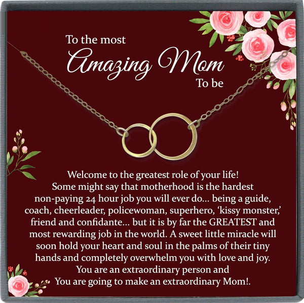 First Time Mom Gift, New Mom Gift Jewelry, Gift for New Mom Necklace, New mommy Gift for first Mother&#39;s day