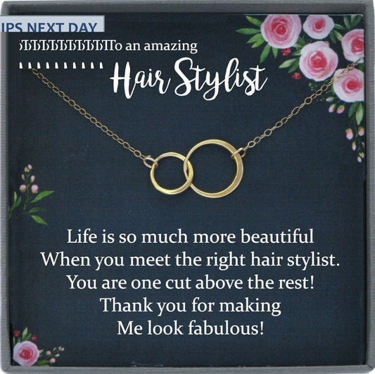 Hair Stylist Gift for Hairdresser gift for Hairstylist Thank You Gift Hair Dresser Appreciation Hair Stylist Jewelry Hairdresser Jewelry
