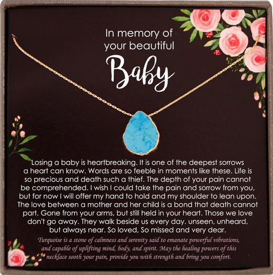 Baby Loss Gift, Infant Loss Gifts, Loss of Baby Necklace, Miscarriage Necklace, Pregnancy Loss Sorry for your loss condolence gift baby Loss