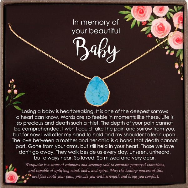 Baby memory necklace online