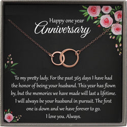 1 Year Anniversary Gifts for Her, One Year Anniversary Gift for