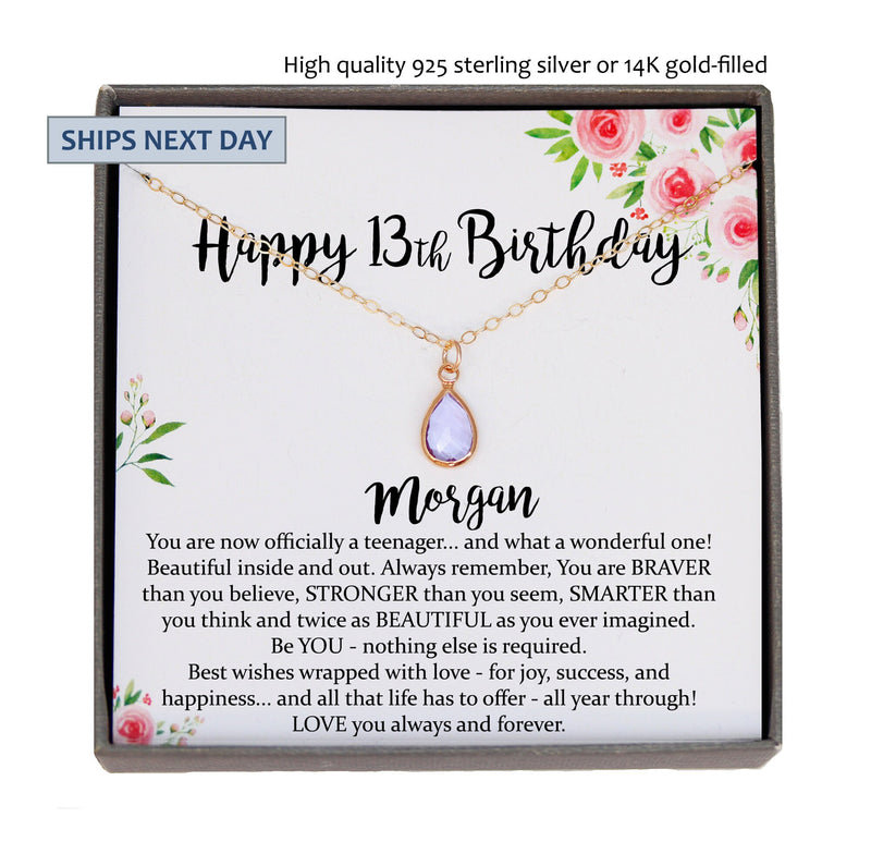 13th Birthday Girl - Jan/Regular Chain Standard Card-NoName
