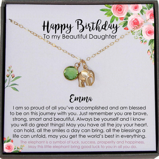 Daughter Necklace for Daughter Gift for Daughter Birthday Gift to Daughter from Mom to Daughter Satellite Chain Necklace