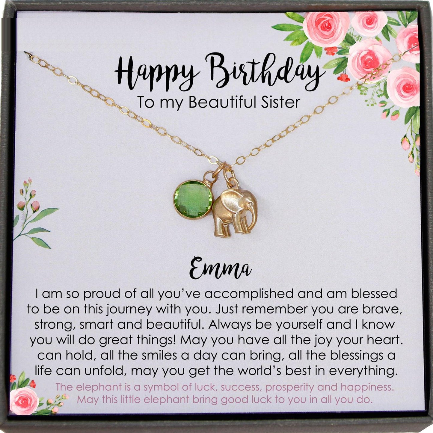 Sister Birthday Gift for Sister gift Ideas Sister Necklace, unique birthday gifts for sister from brother, gift from brother to sister