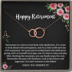 Retirement Gifts for Women Necklace