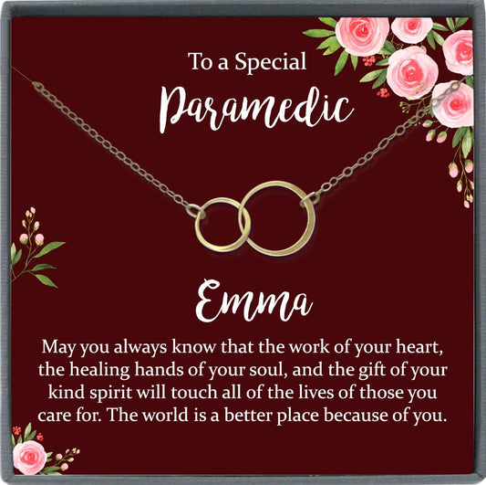 Paramedic Gift for Paramedic Thank You Gift for Paramedic Appreciation Gift, Paramedic Necklace, EMT Gift, Emergency Medical technician