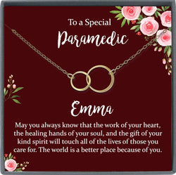 Paramedic Gift for Paramedic Thank You Gift for Paramedic Appreciation Gift, Paramedic Necklace, EMT Gift, Emergency Medical technician
