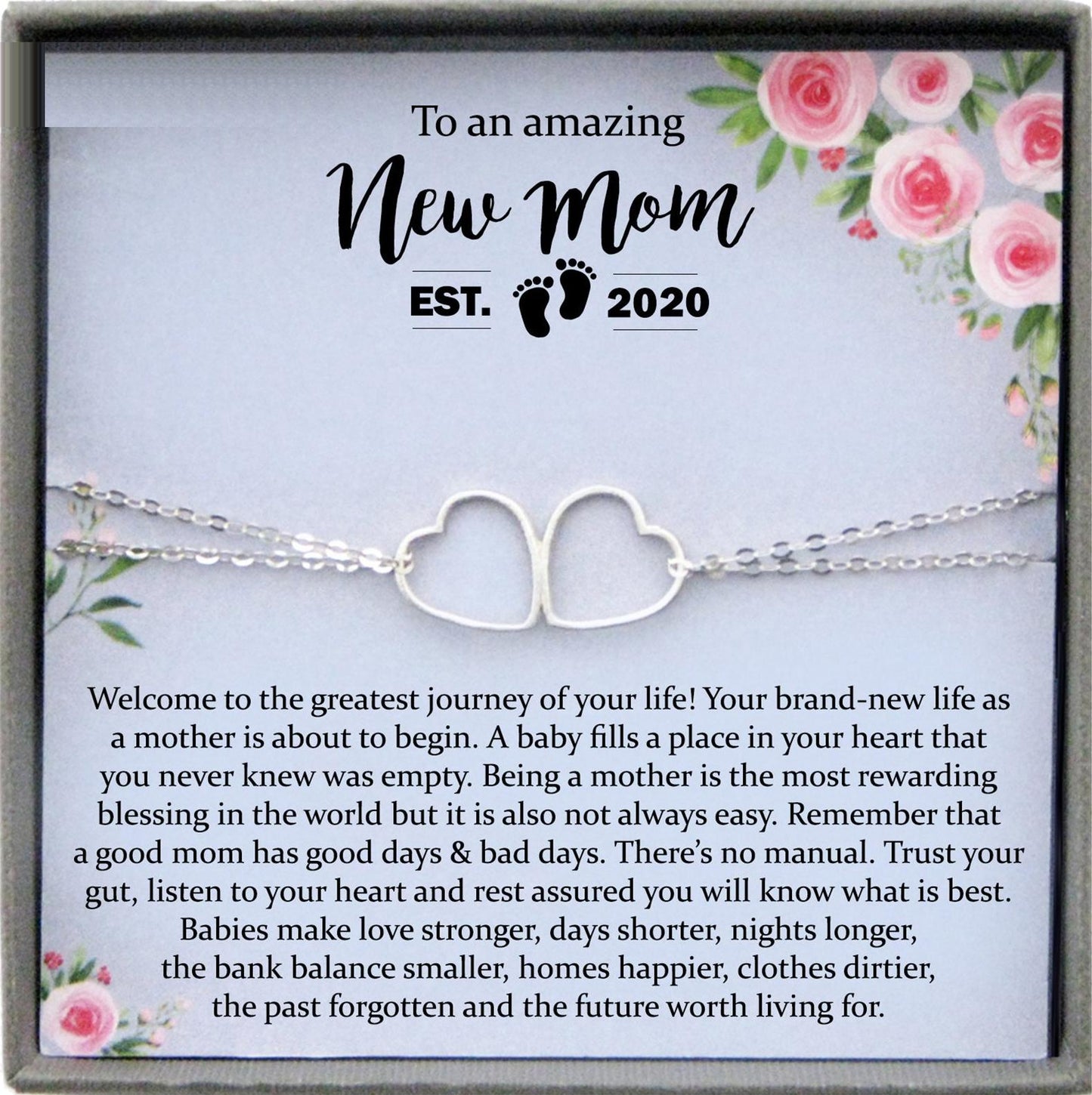 Pregnancy Gift Bracelet Baby Shower Gift for Mom to be New Mom Gift Expectant Mother Pregnant Friend