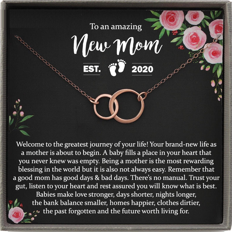 First Time Mom Gift, New Mom Gift Jewelry, Gift for New Mom Necklace, New mommy Gift for first Mother&#39;s day