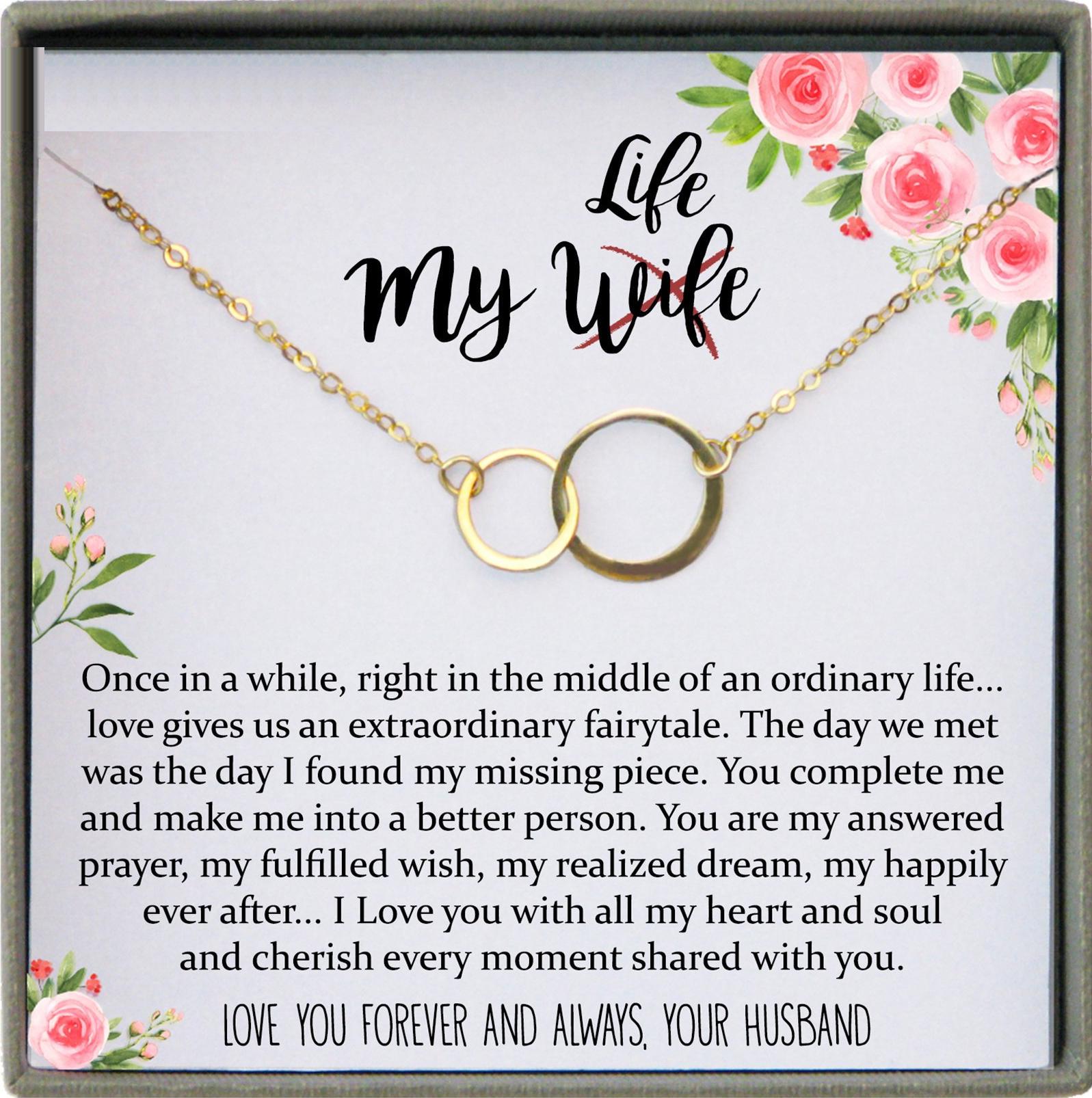 Wife Gift for Wife Birthday Gift for Wife from Husband Sentimental gifts for Her birthday Gifts for Her, 1st anniversary gift for wife