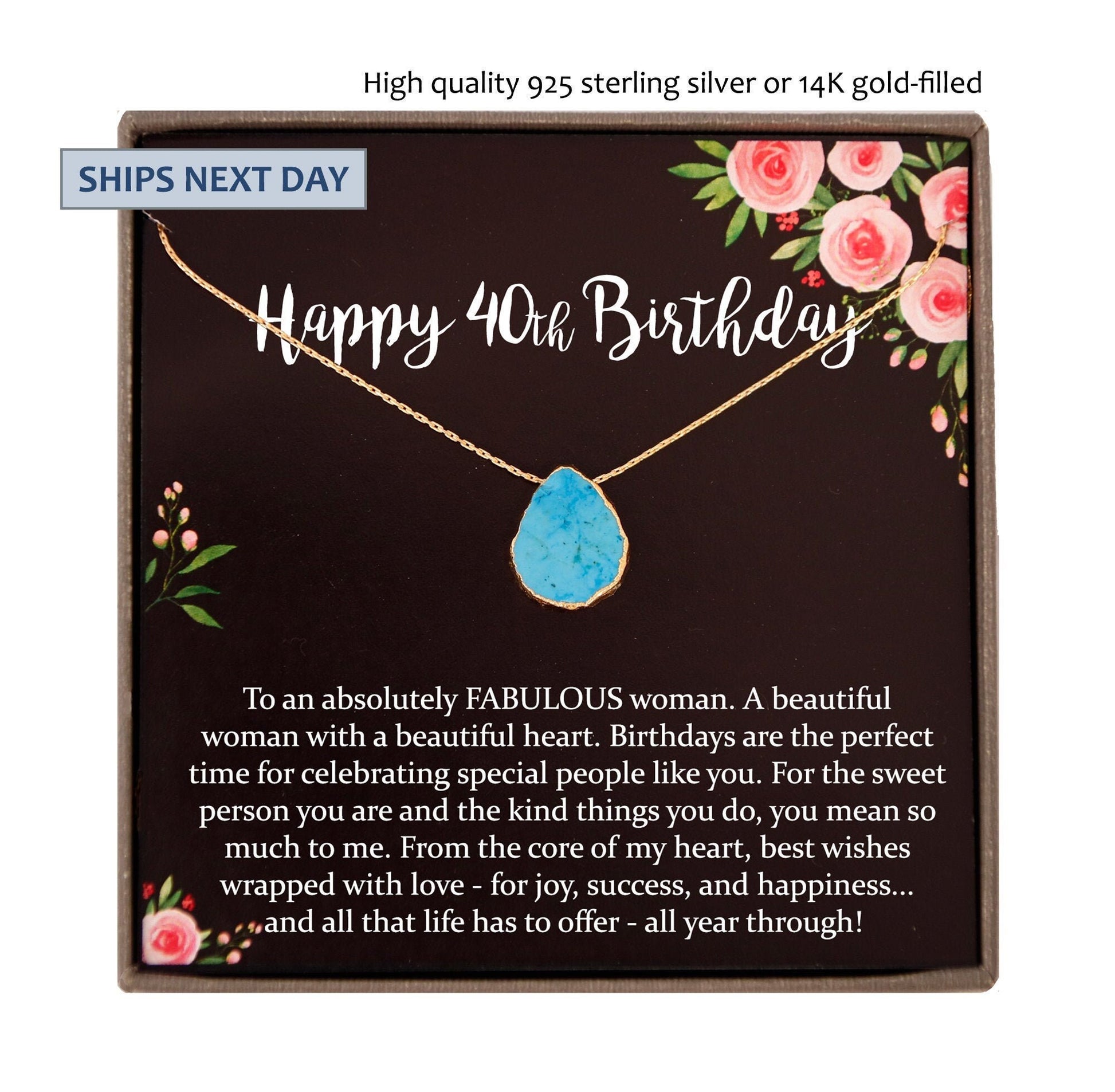 40th Birthday for Her Gift, 40th Birthday Gift for her, fortieth birthday gift for women friend, 40th birthday friend, 40th Birthday Women