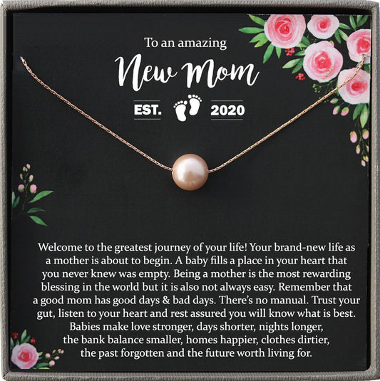 First Mothers Day Gift First Time Mom Gift, New Mom Gift Jewelry, Gift for New Mom Necklace, New mommy Gift