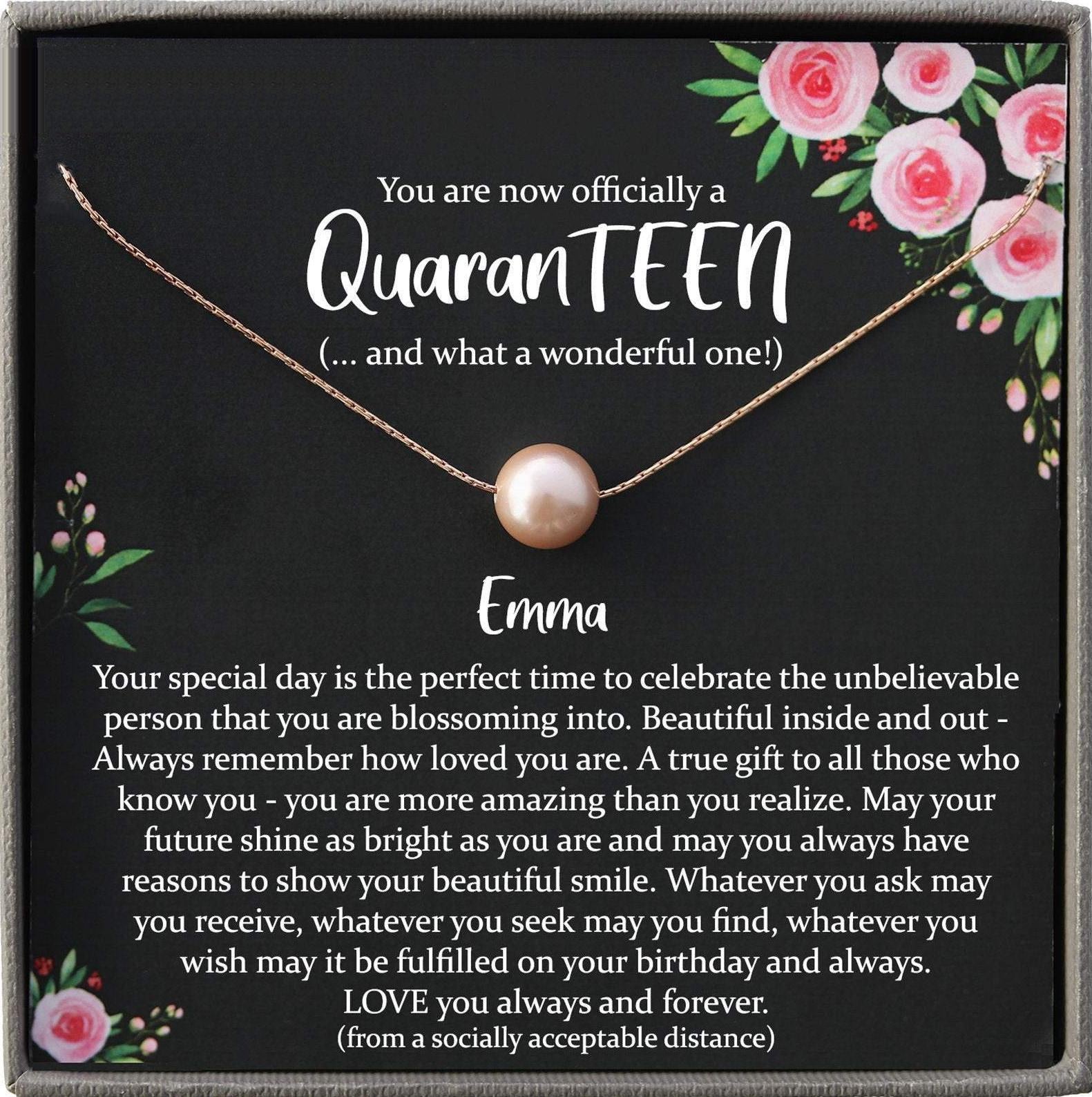 13th birthday girl, 13th birthday gift official teenager, Thirteenth Birthday Necklace, gift for 13 year old girl gifts, Teen birthday