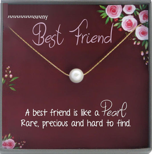 Long Distance Friendship Gift, Moving Away Gift Best Friend GIft Long Distance Friend Going away Gift Long Distance Gift Floating Pearl