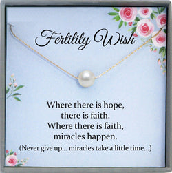 Infertility Gifts, Ivf gifts, Fertility Gift, miscarriage gift, Support Gift, Fertility Necklace, Trying to conceive gift Jewelry