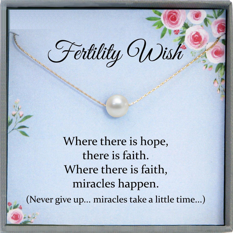Infertility Gifts, Ivf gifts, Fertility Gift, miscarriage gift, Support Gift, Fertility Necklace, Trying to conceive gift Jewelry