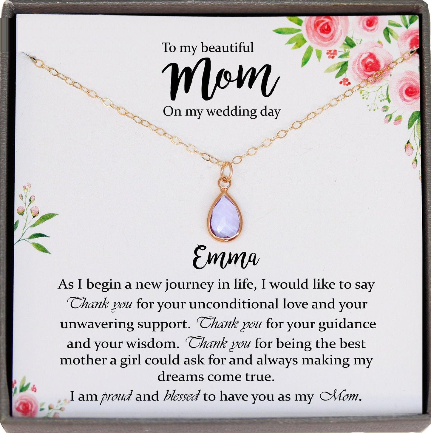 Mother of the Bride Gift from Daughter