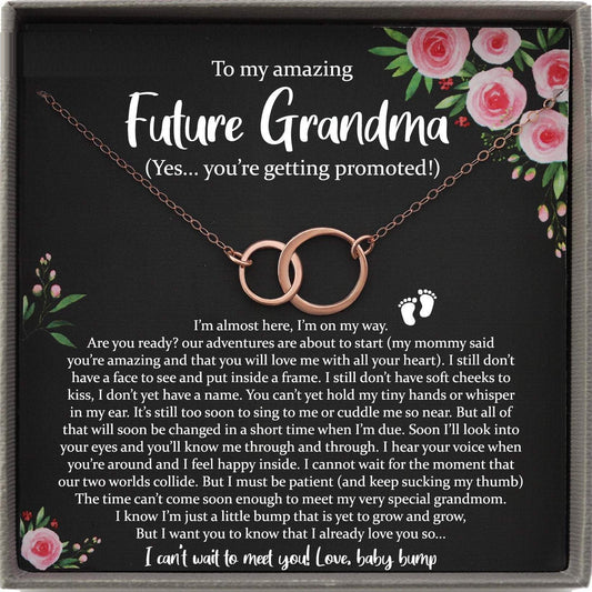 Baby Announcement Grandparent, New Grandma Gift, Promoted to Grandma Pregnancy Reveal Gift for New Grandmother Gift, First Time Grandma