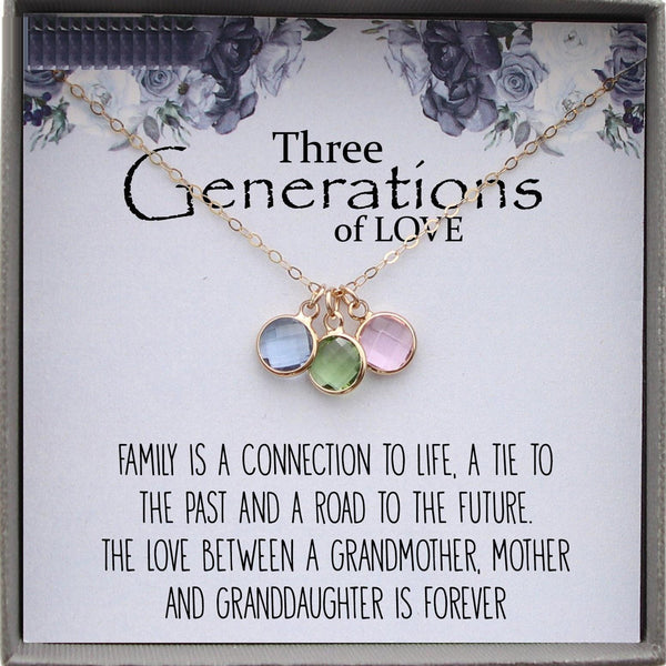 Three generation birthstone jewelry shop
