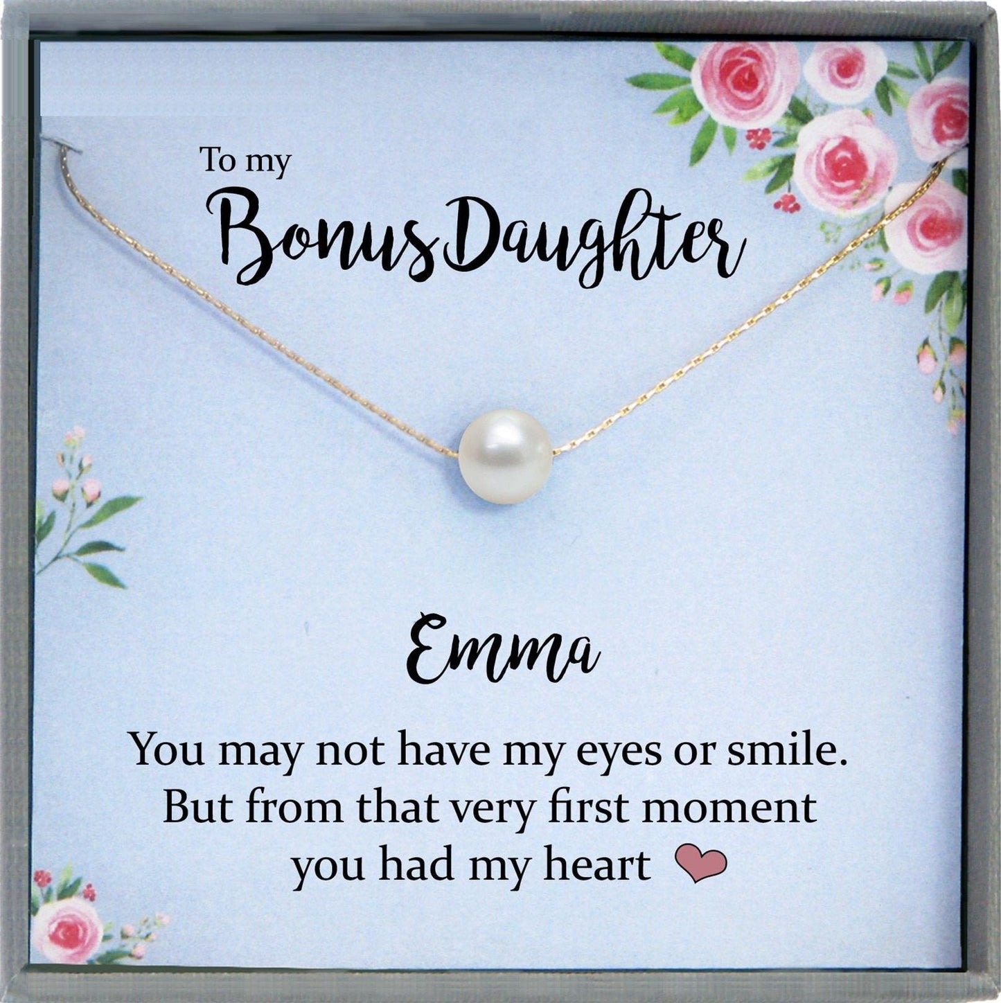 Stepdaughter Gift for Step Daughter Gift, Daughter of Bride, Daughter of Groom, Bonus Daughter Gift, Blended Family Step Daughter Birthday