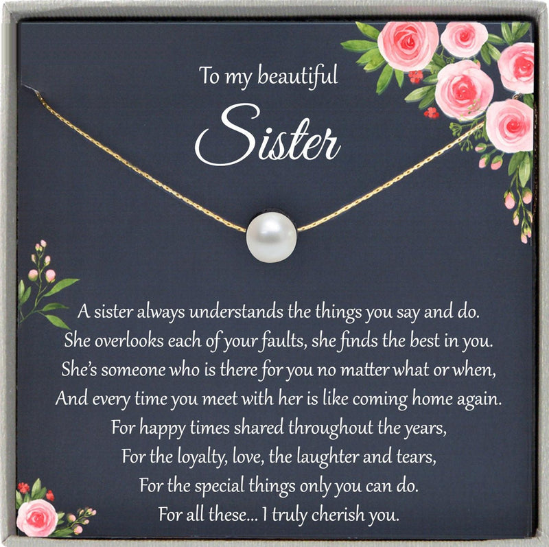 Sister Necklace for Sister Gift Ideas, Sister Birthday Gift, Sisterhoo –  BeWishedGifts