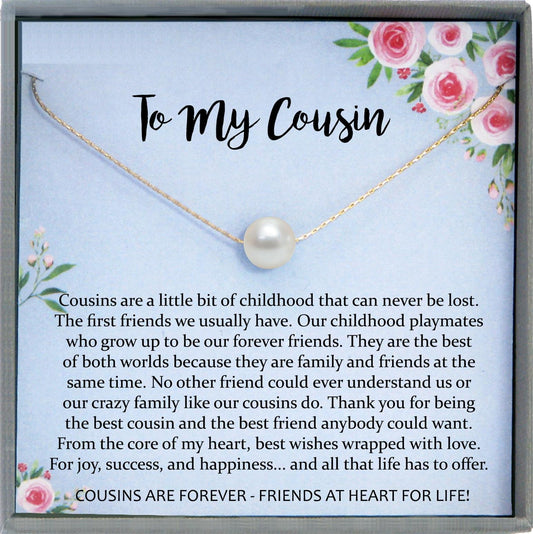 Gift for Cousin Gifts, Cousin Necklace, Cousin wedding gifts for Cousins gift Idea, Cousin Best Friend Cousin Birthday Gift