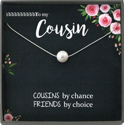 Gift for Cousin Gifts, Cousin Necklace, Cousin Christmas gifts for Cousins gift Idea, Cousin Best Friend Cousin Birthday Gift