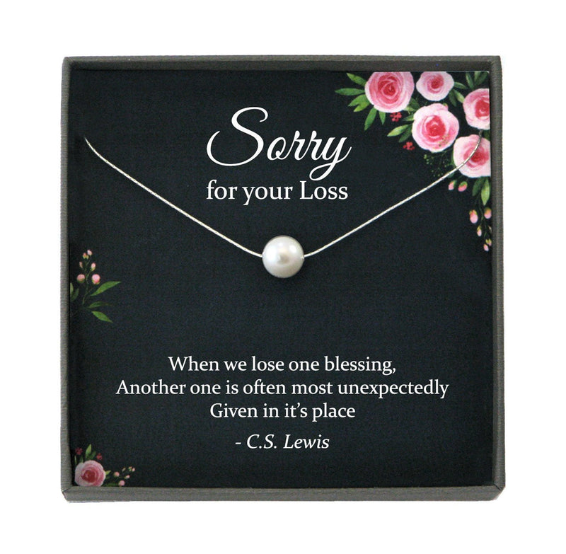 Miscarriage Gift Necklace: Loss of Baby, Sympathy Gift, Infant Loss Gift, Loss of Child Gift, Pregnancy Loss, Bereavement gift