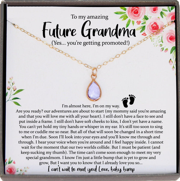 Baby Announcement Grandparent, New Grandma Gift, Promoted to Grandma Pregnancy Reveal Gift for New Grandmother Gift, First Time Grandma