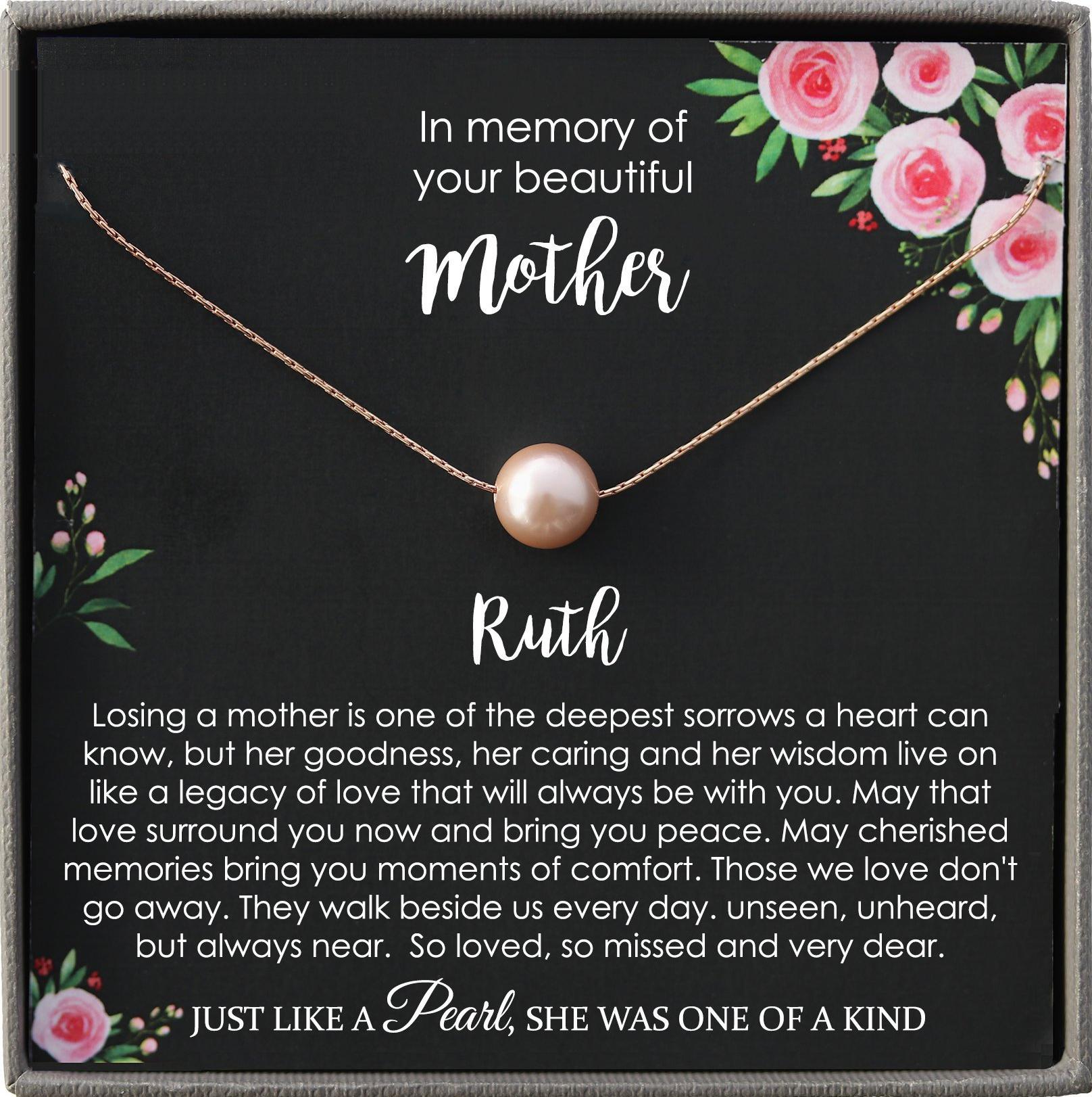 Memorial gift Mom Loss of Mother In Memory of Mom Sorry for your loss of mom loss of loved one condolence gift, bereavement gift