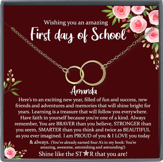 First Day of School Gift, Back to School Gift, 1st day of School Present Freshman College Gift, High School, Kindergarten, Middle, Preschool