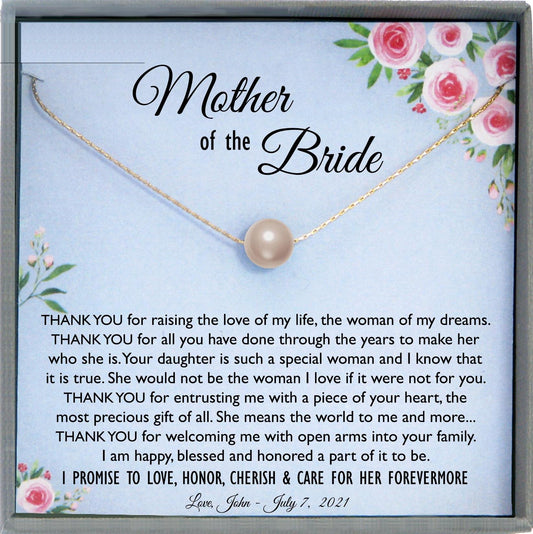 Mother of the Bride Gift from Groom, Mother in Law Wedding Gift from Groom, Wedding Gift for Mother in Law from Groom